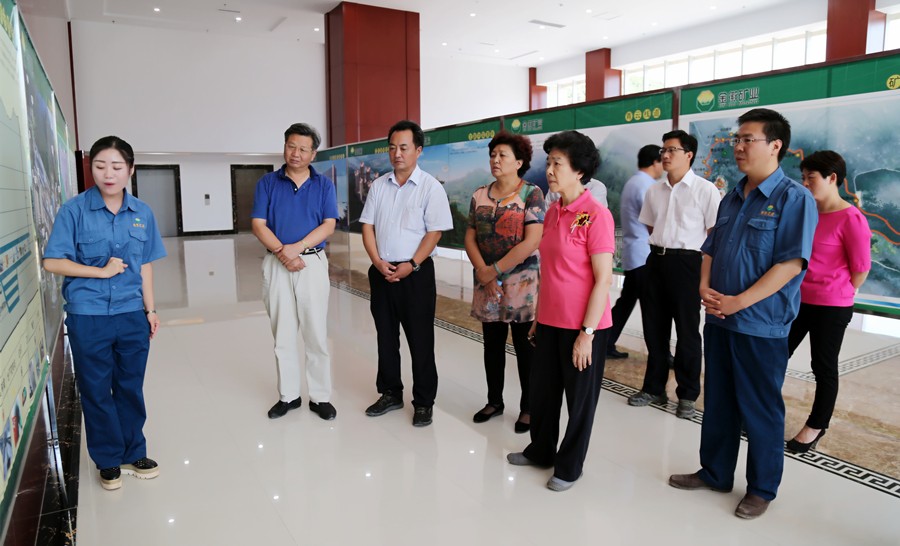 1-2015年8月，全國政協(xié)副主席、中國科學院院士王志珍一行蒞臨金徽股份調(diào)研。.jpg